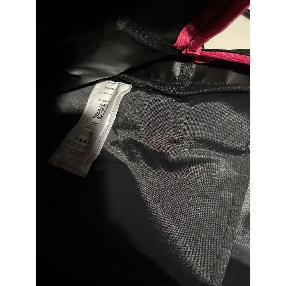 PUMA Backpack Black Pink Laptop School Travel Bookbag New With Tags PE1198-016